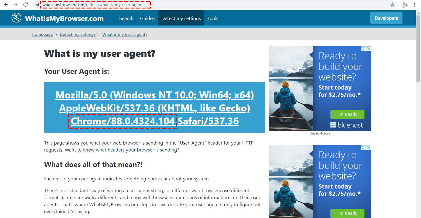 browser user agent